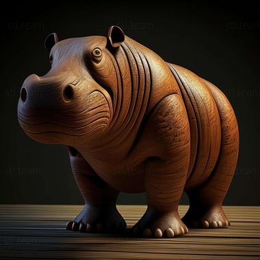 3D model Merycopotamus (STL)